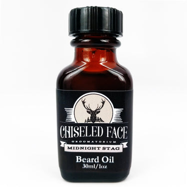 Beard Oil - Midnight Stag, 1oz - Chiseled Face